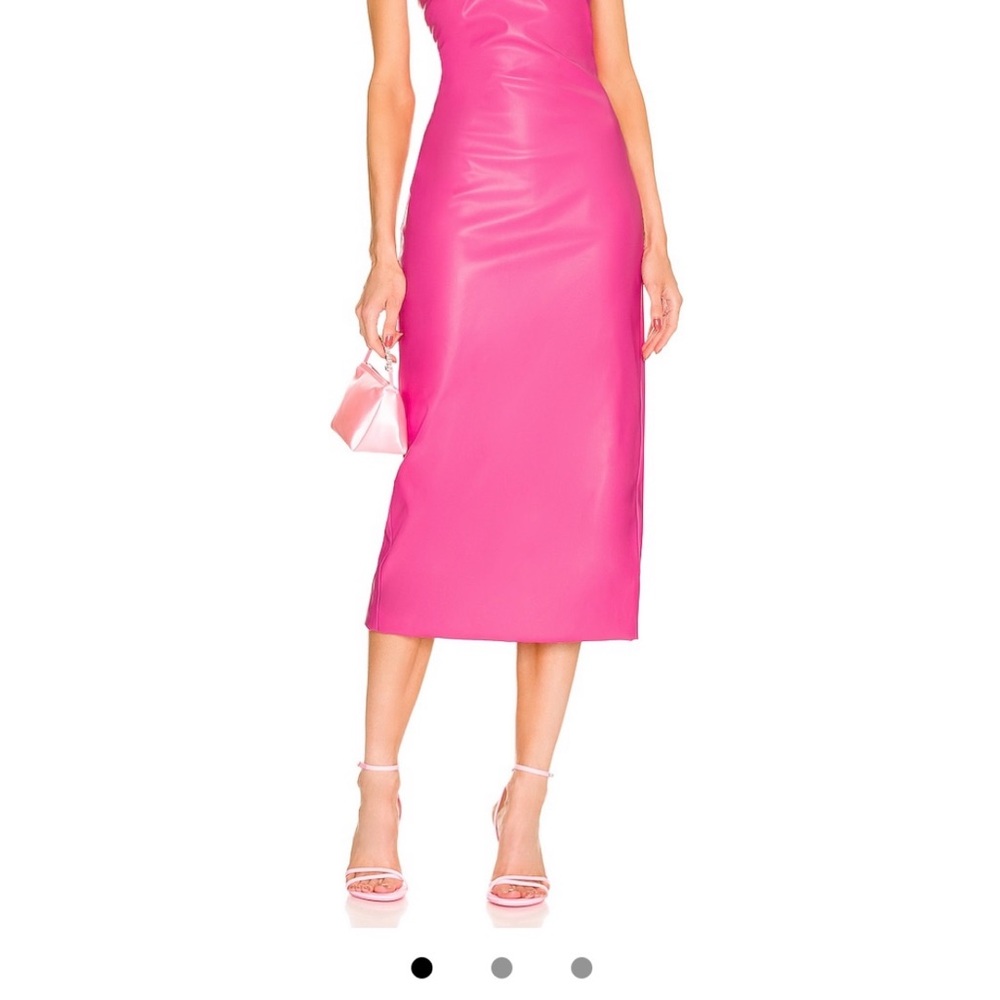 Bardot Hot Pink Midi Dress